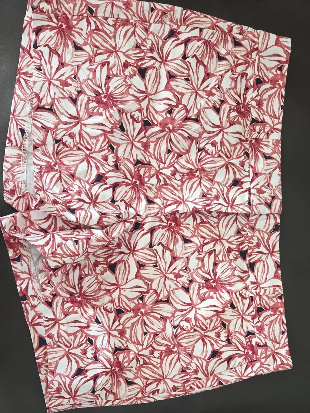 Floral Pink and White Tropical Print Shirts